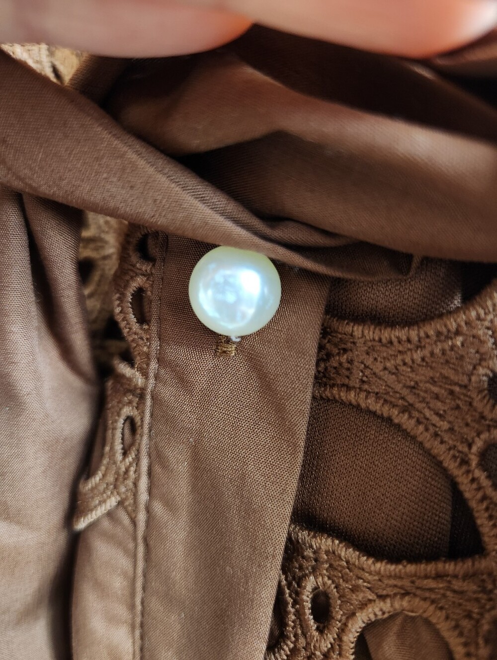 Entro Eyelet Tiered Dress - Picture 9 of 9